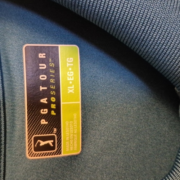 Perry Ellis Men's Blue Gradient Polo Shirt - Picture 2 of 8